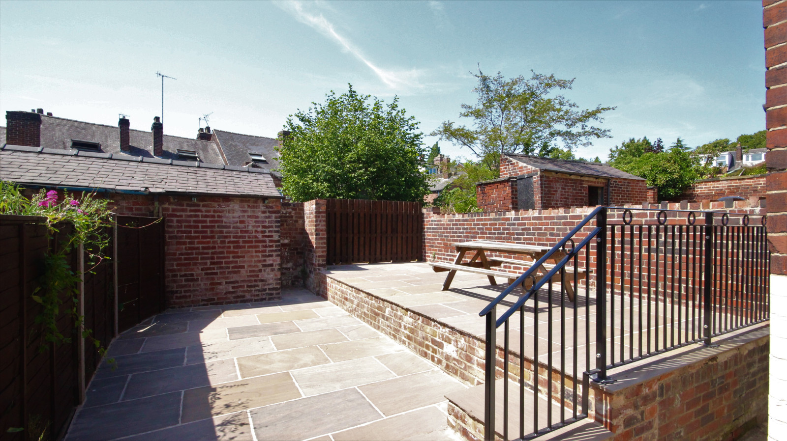 Rear Patio at 25 Walton Road